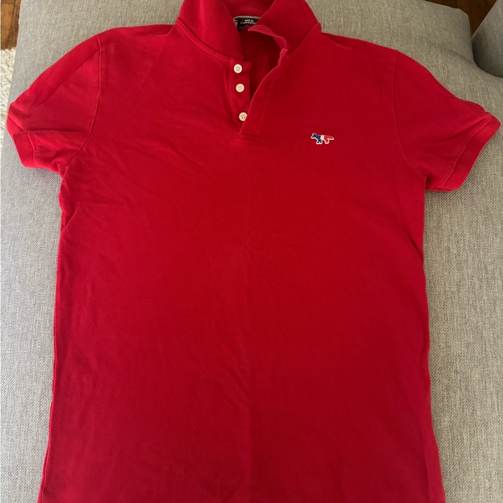 Maison Kitsune men’s polo - small